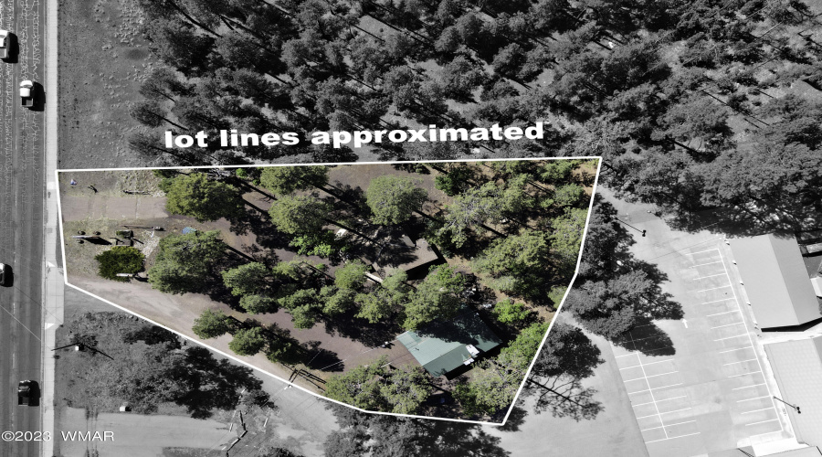 overhead view w. property lines