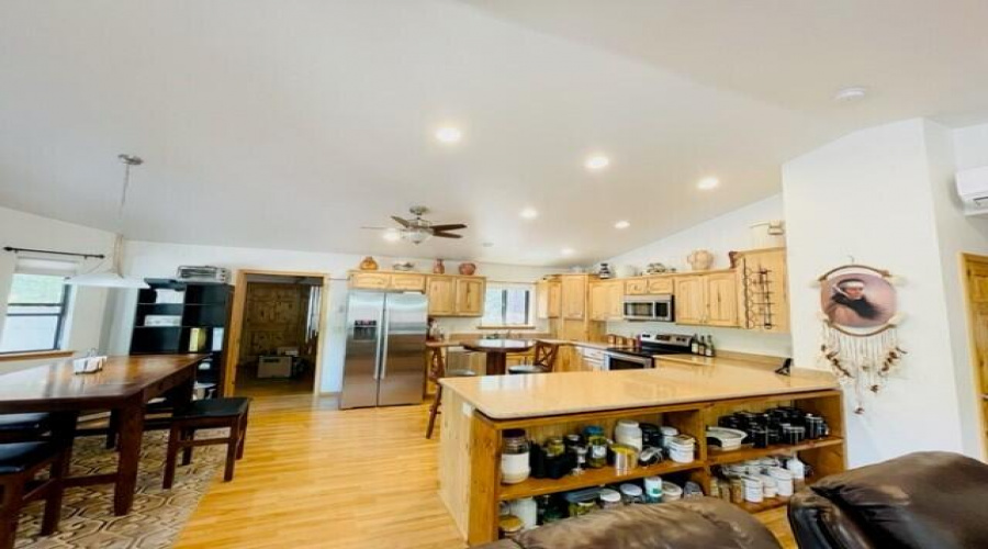large kitchen dining area