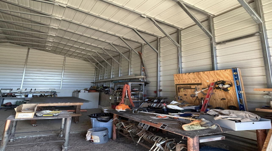 inside workshop garage
