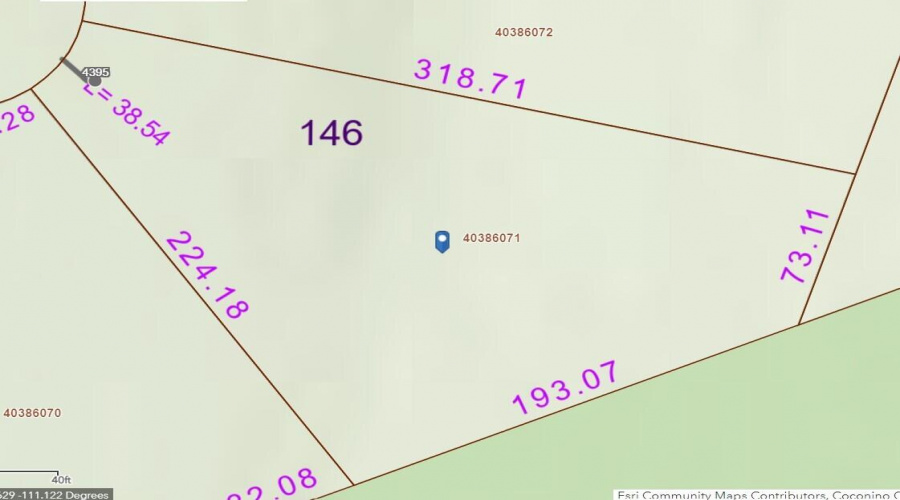 Lot 146 Plat Map