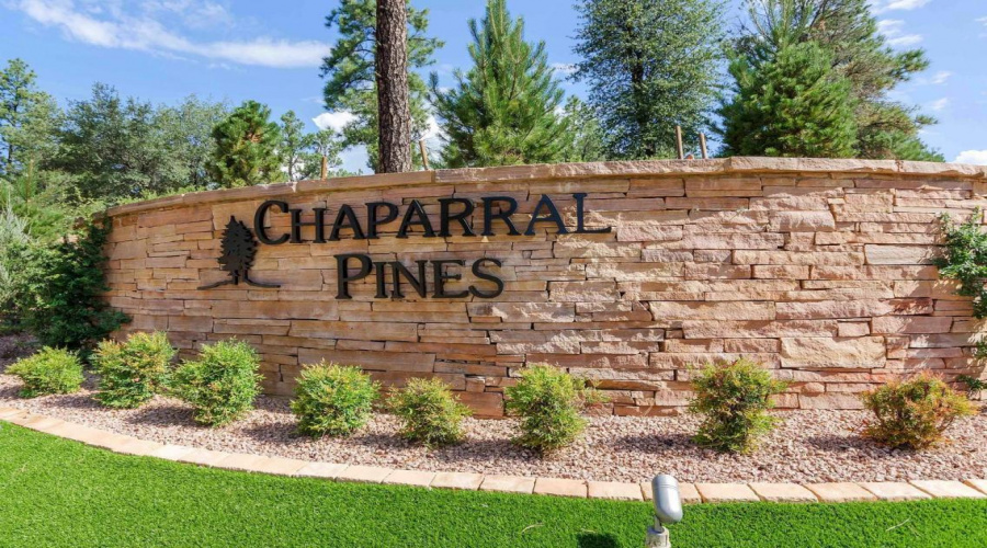 Chaparral Pines Entry