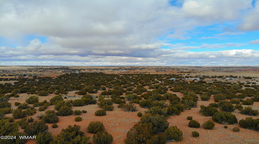 North from hill