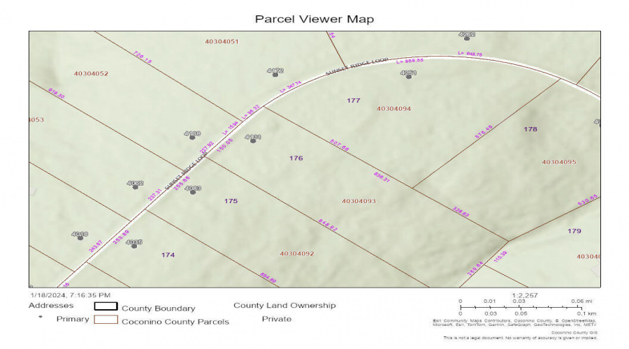 D 4131 Sunset Ridge Plat Map
