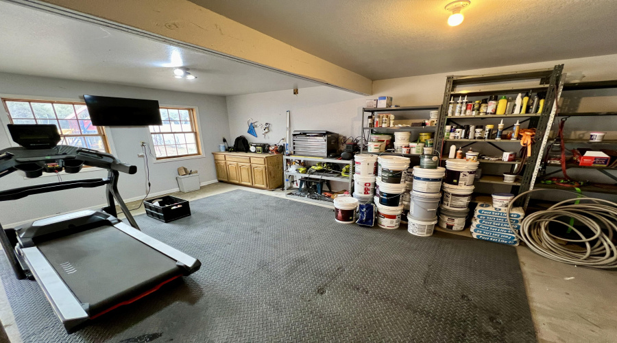 Workshop Area in Garage