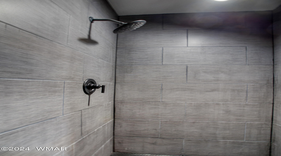 Custom Tile in Master Shower