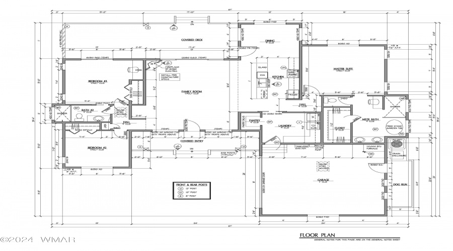 Floor plan with measurements