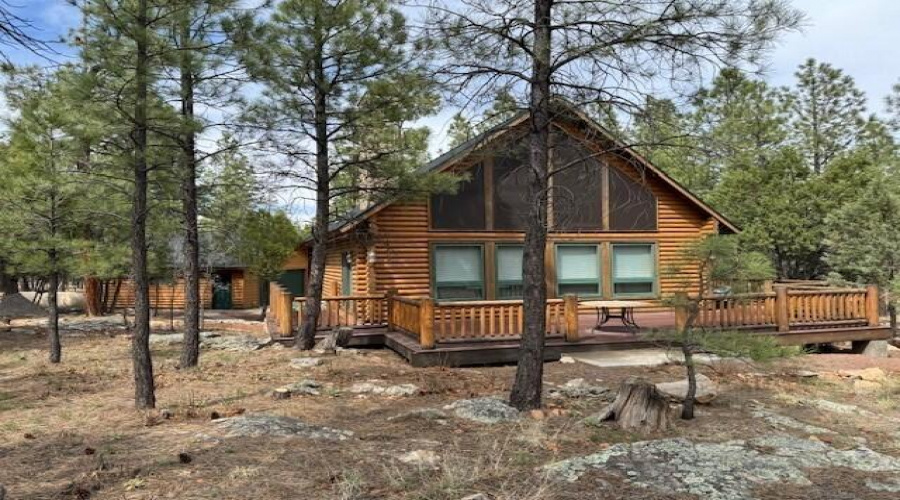 exterior front deck view from street