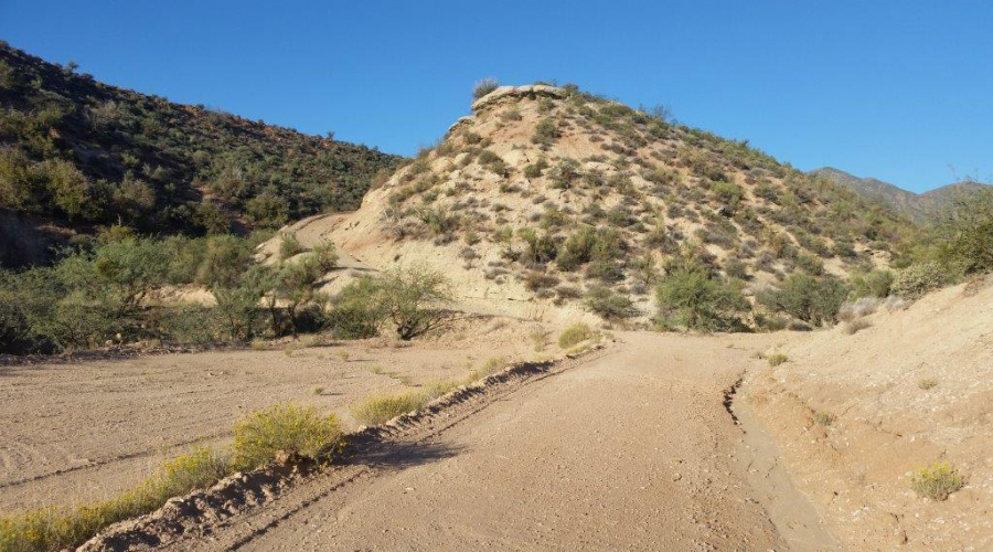 Private road to top of the mountain