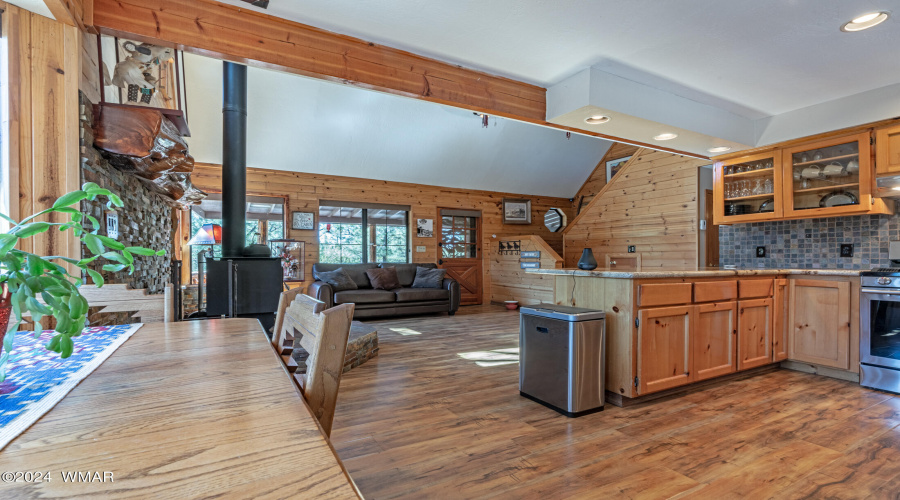 Front Room and Kitchen