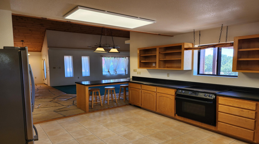 Kitchen facing front room