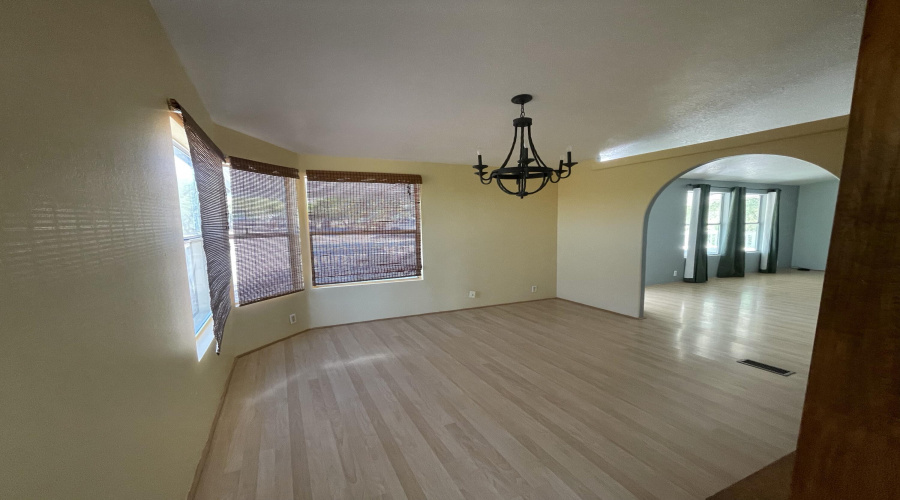 Dining Room with bay window