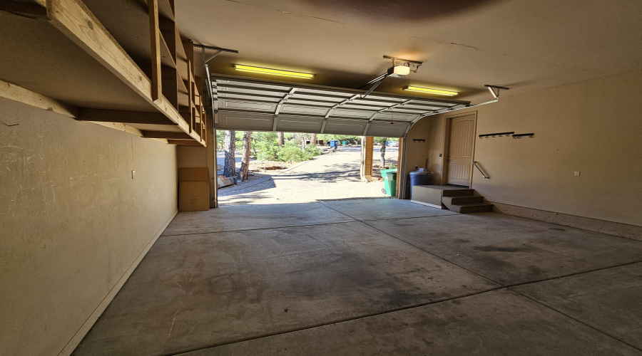 GARAGE LOOKING OUTSIDE