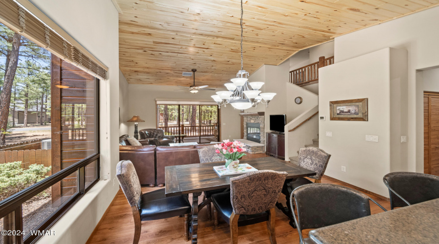 Dining Area And View Toward Living Area