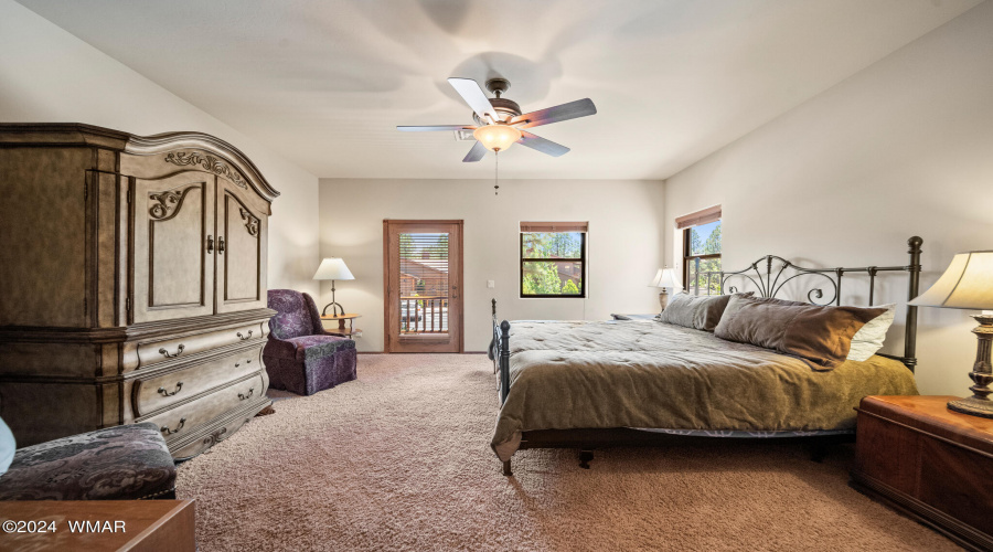 Guest Bedroom Upstairs With Balcony