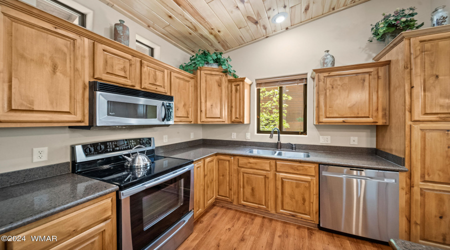 Stainless Steel Appliances In Kitchen