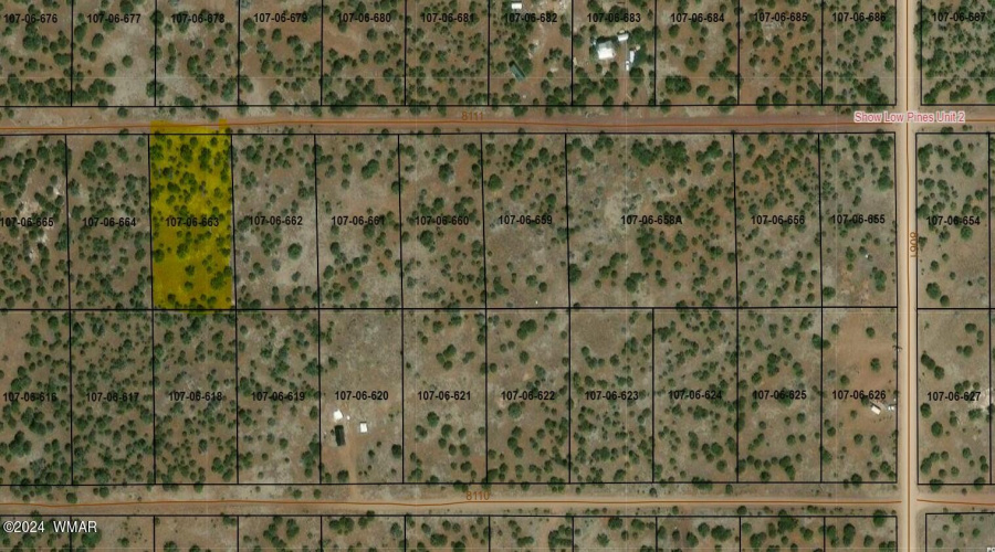 Satellite lot highlighted