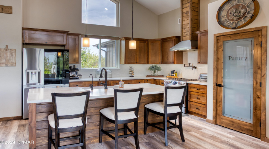 pantry in kitchen