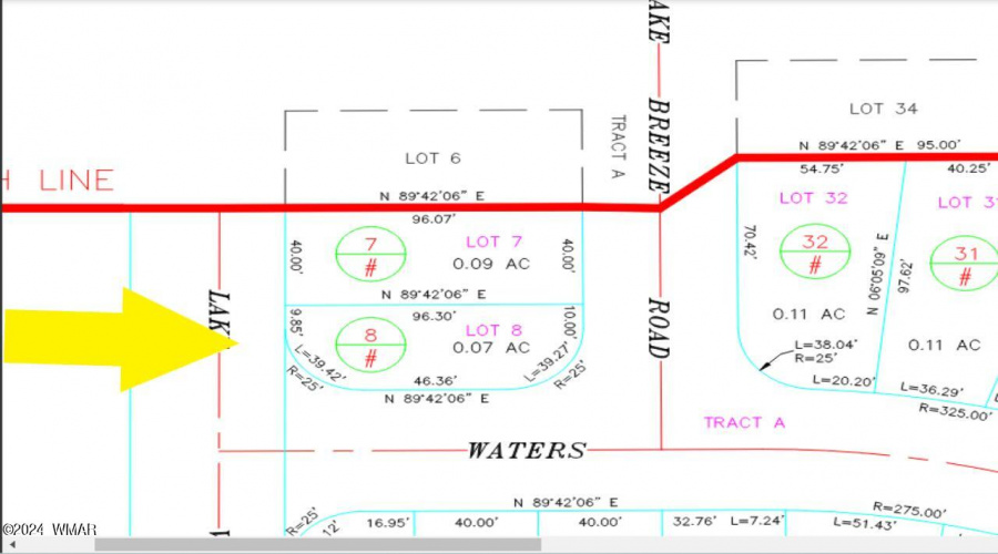lot 8  Lake Breeze