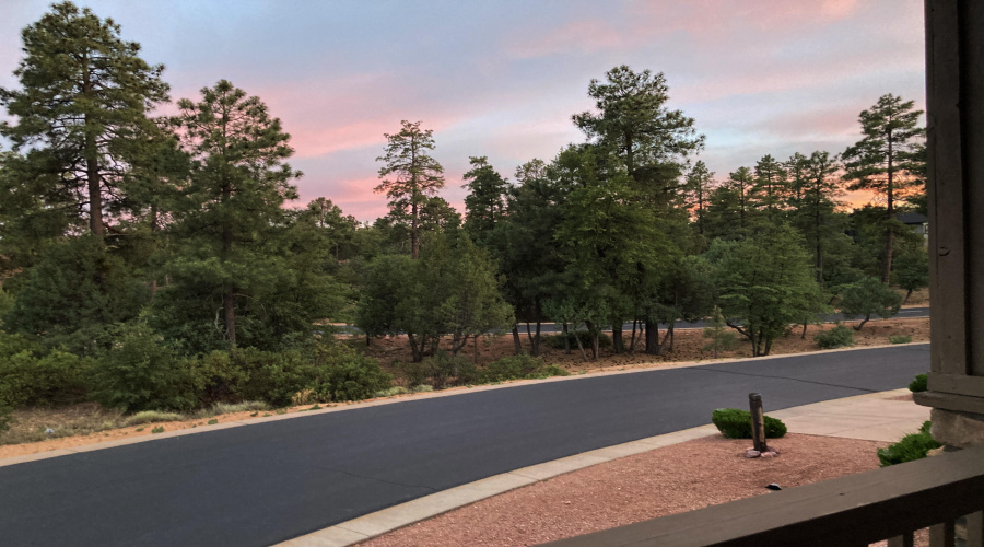 20_Front Porch View Evening Sky