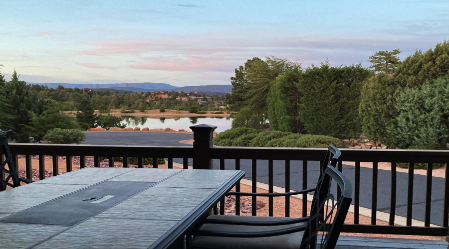 20B_Patio Pond Evening Sky