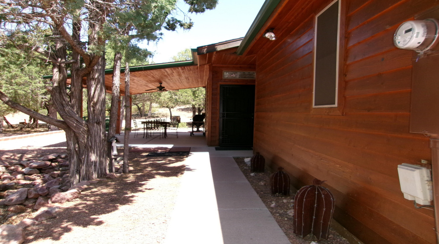 side of the home front door