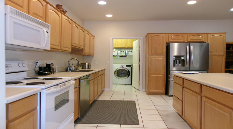 kitchen to laundry room