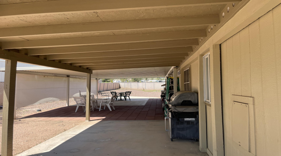 Covered patio