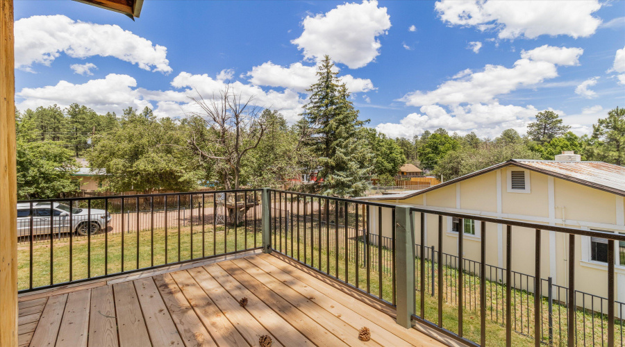 Upstairs Primary Bedroom Deck