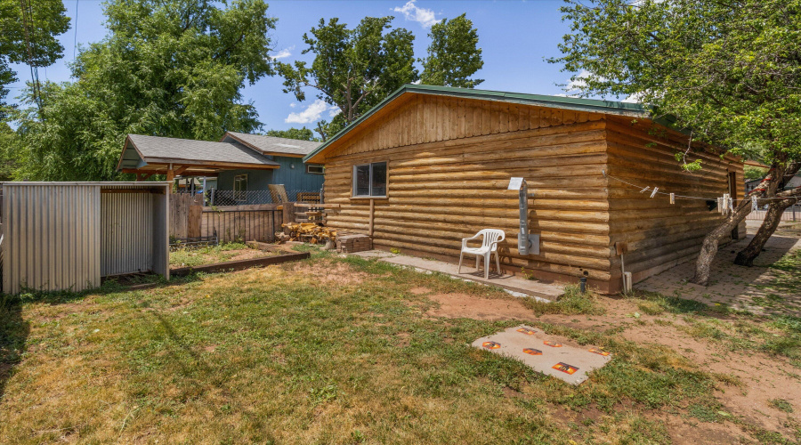 Back of garage