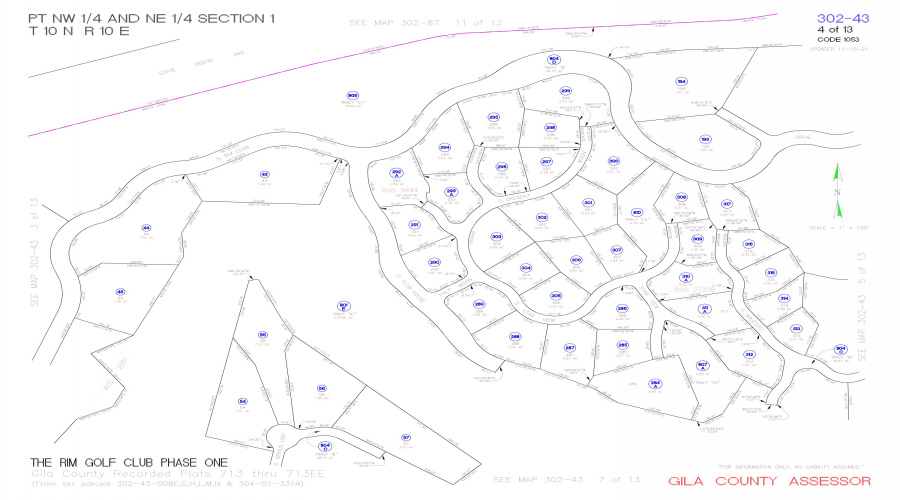 Large Plat Map Moudy