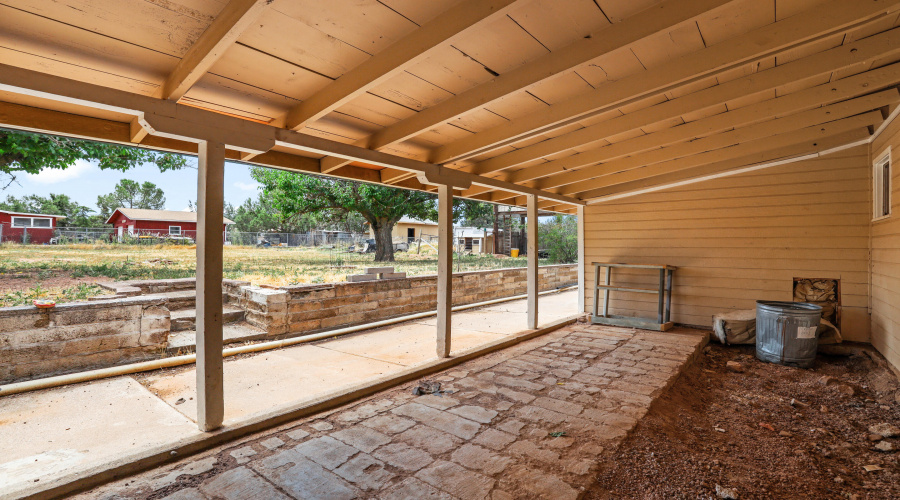 Back Covered Patio