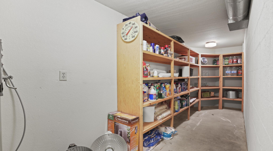 large basement pantry