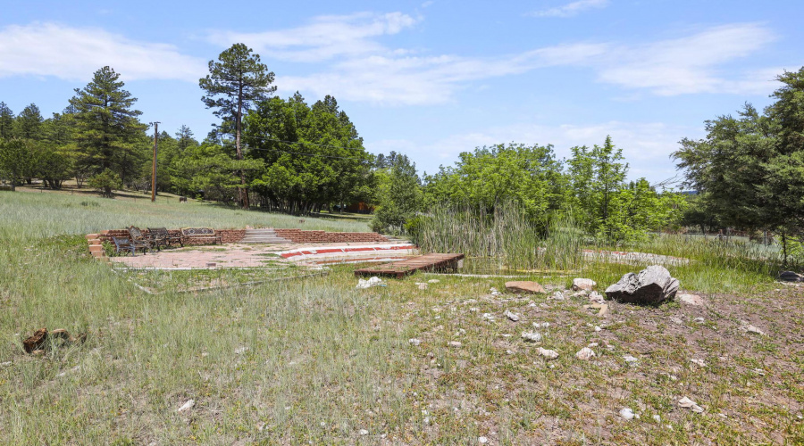 fishing pond setting