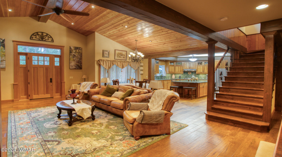 Living Room to Kitchen View