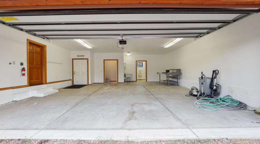 2 car garage on front