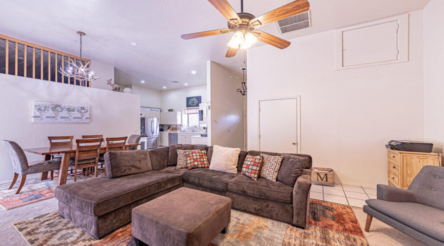 Living Room to Dining & Kitchen