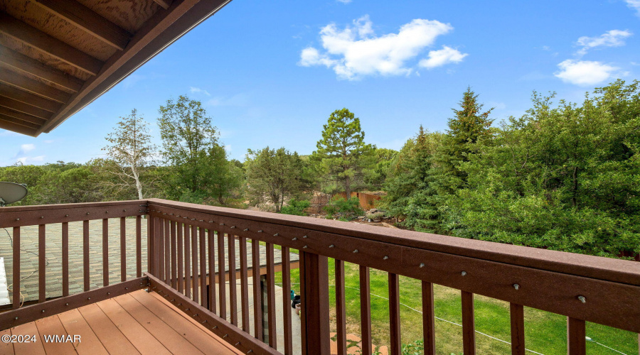 Balcony view off of Master Suite