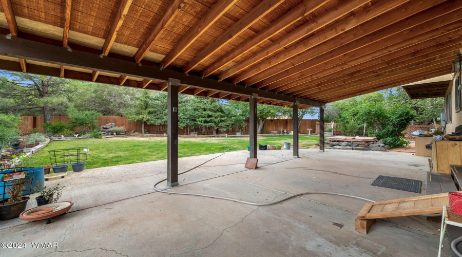 Covered Back Patio