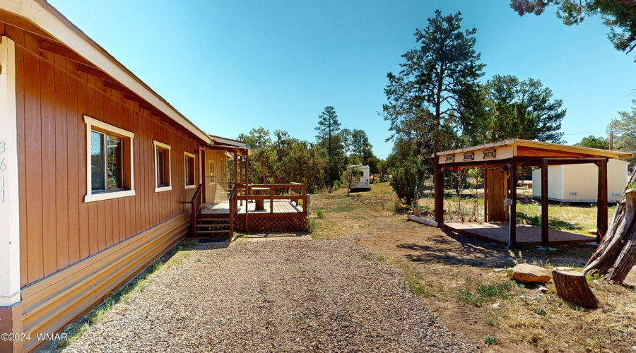 FRONT DECK AND GAZEBO