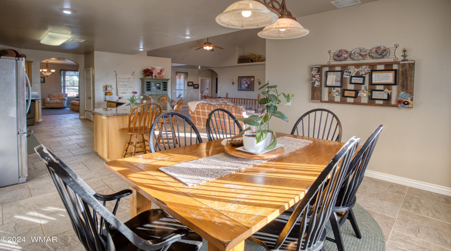 Roomy Dining Room w/West Views