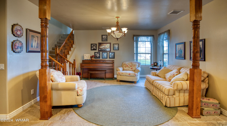 Formal Parlor off the Main Entrance