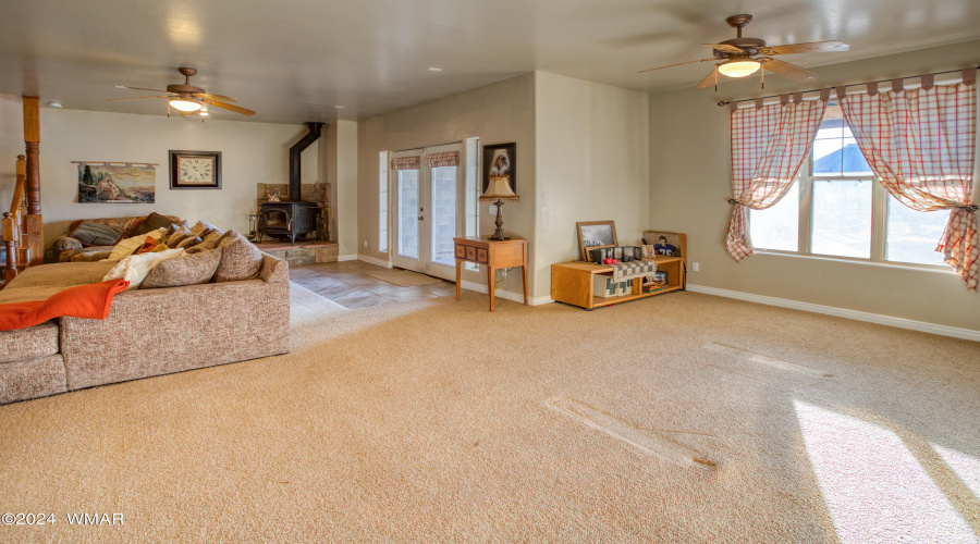 Expansive Basement w/Woodstove