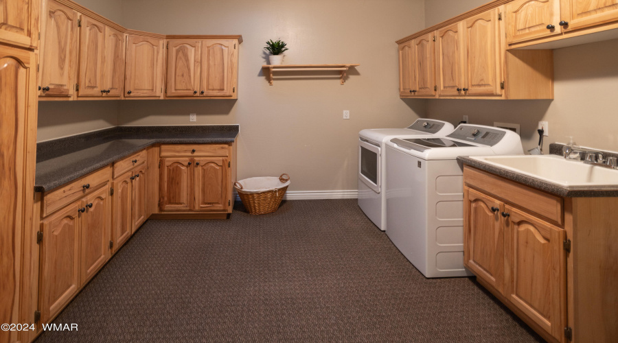 Huge Laundry Room w/Basin