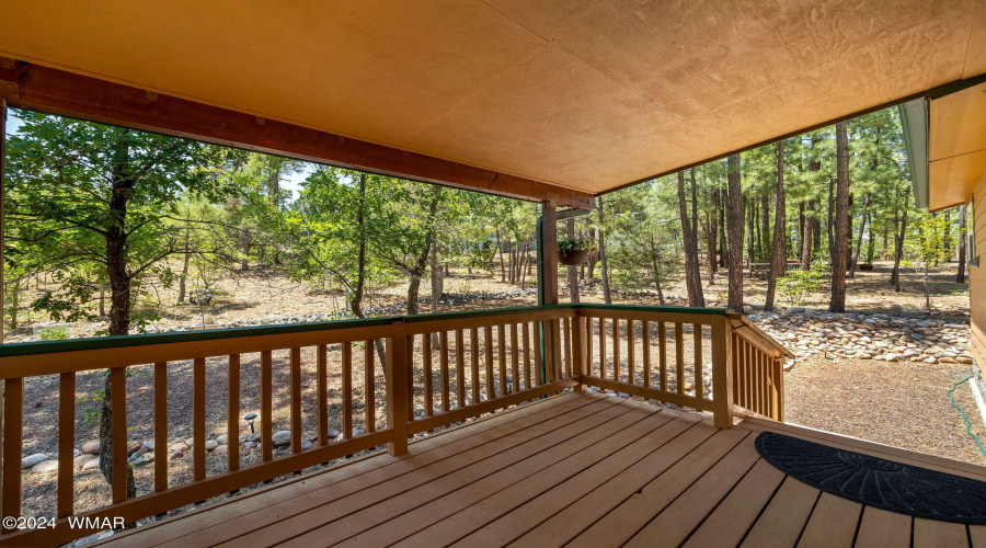 Back Covered Deck