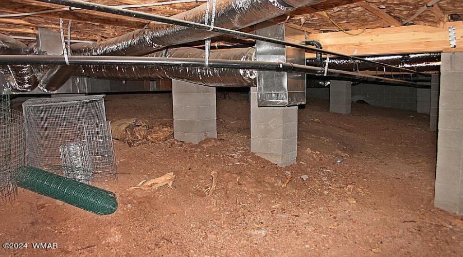 Large Crawl space under home