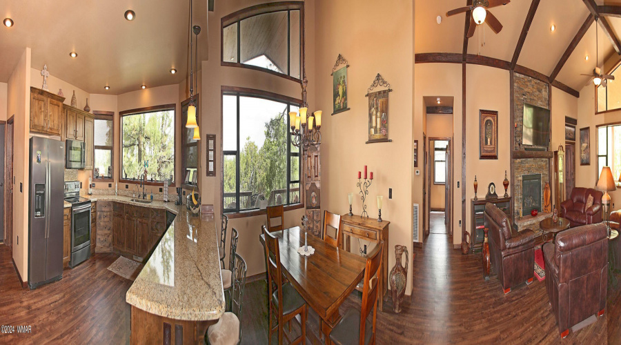 Kitchen/Dining/Great Room pano