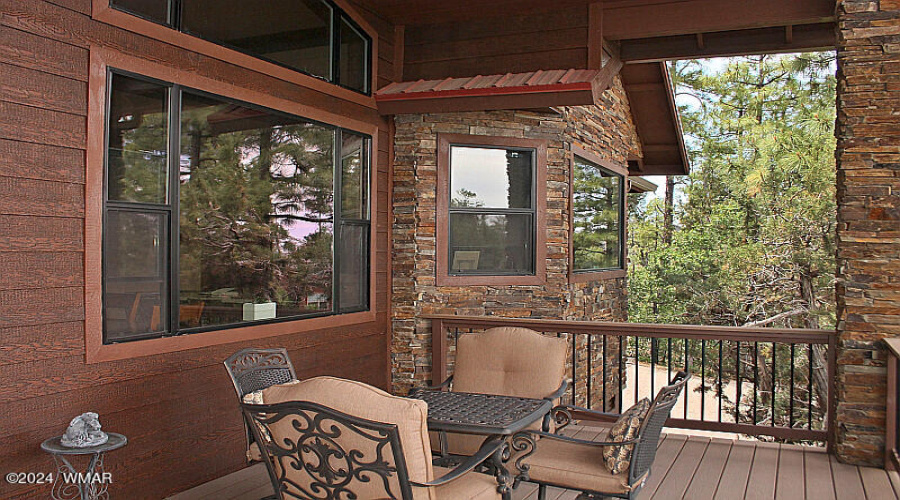 Large Covered Front Deck