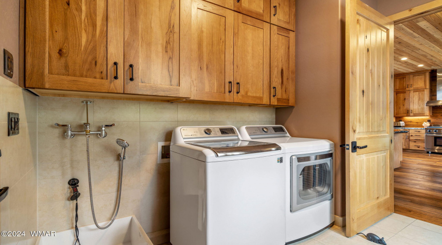 DOG Wash in laundry room