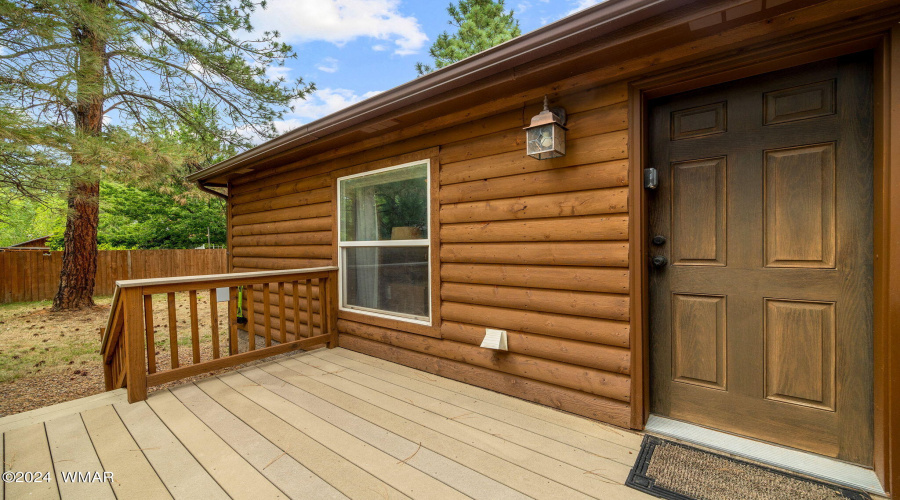 Guest house back door