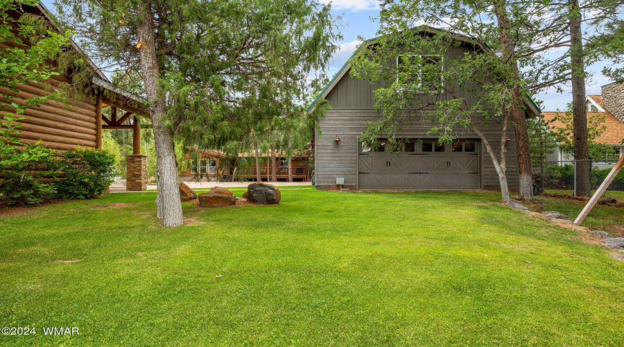 Garage side entrance